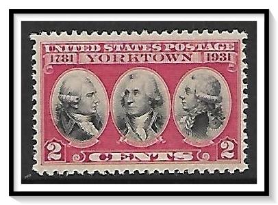 US #703 Yorktown MNH