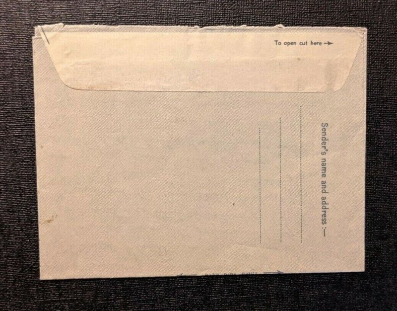 1953 Dinapure Cantt India Airmail Air Letter Cover to London England