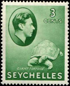 Seychelles SC# 126 Giant Tortoise 3c MH