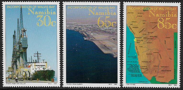 Namibia #759-61 MNH Set - Walvis Bay