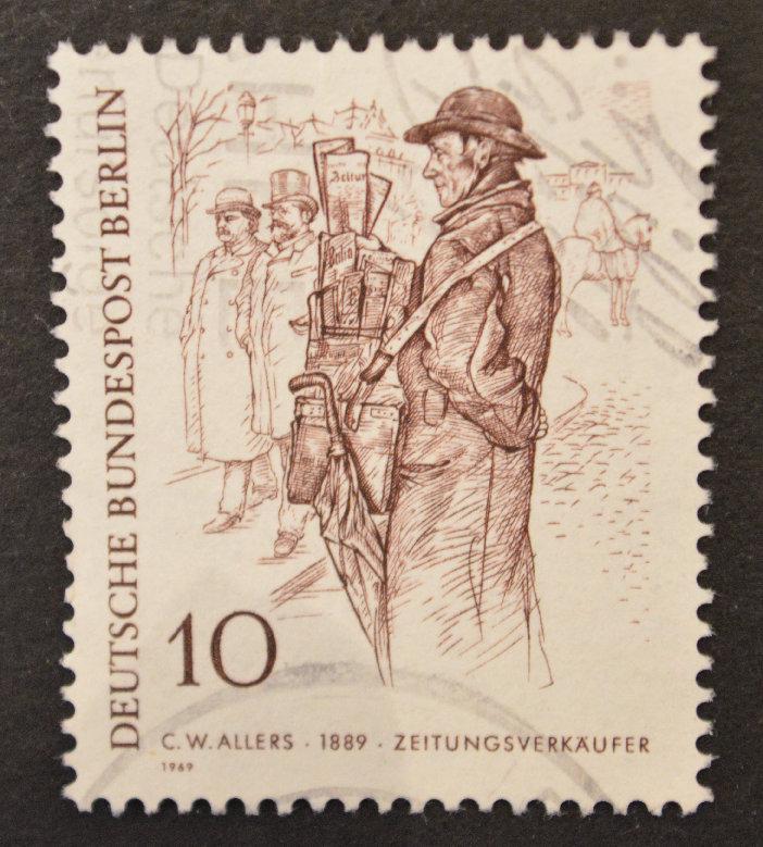 Berlin Sc # 9N268, VF Used