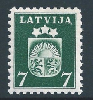 Latvia #221 NH 7s Arms & Stars