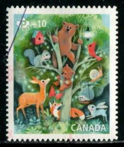 B30 Canada (92c + 10c) Tree & Wildlife SA,  used