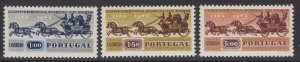 PORTUGAL SG1224/6 1963 PARIS POSTAL CONFERENCE CENTENARY MNH