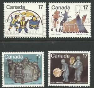 Canada  835-838   Used   Complete