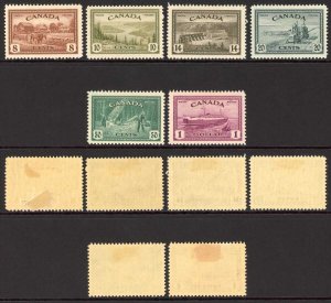 Canada SG401/6 Peace Set (no airmail stamp) M/M