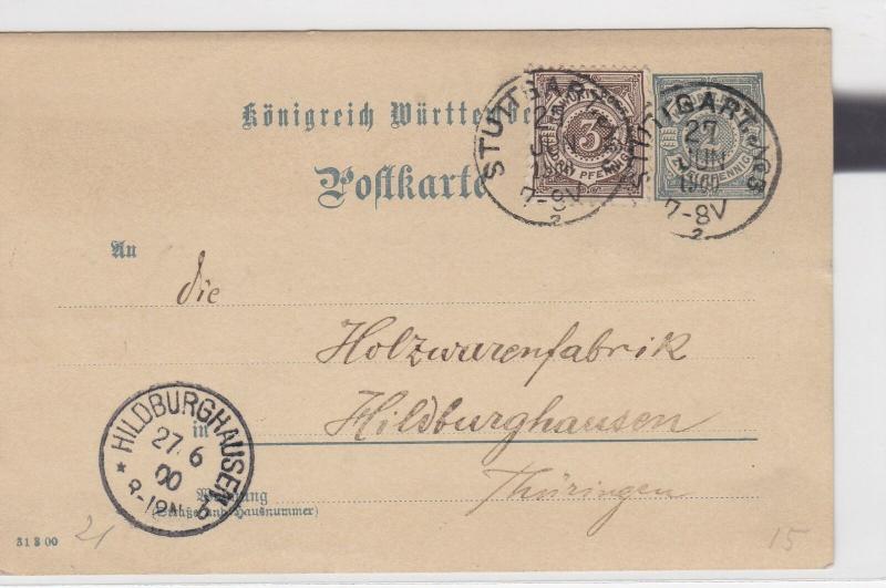 German Postal History Stamps Postcard Ref: R5000