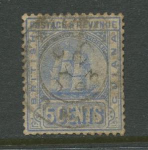 STAMP STATION PERTH British Guiana #136 - Seal Definitive Used  CV$0.25