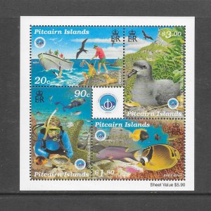 FISH - PITCAIRN ISLANDS #495a  MNH