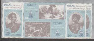 Palau Scott #33-40 Stamp - Mint NH Set