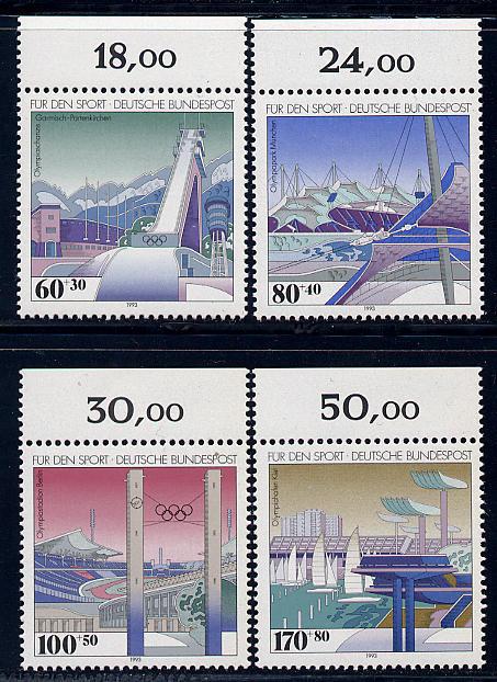 Germany Bund Scott # B741 - B744, mint nh