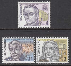 Slovakia 320-322 MNH VF