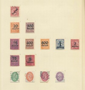 GERMANY Reich 1922 Inflation M&U Collection(140+Items) (W 859