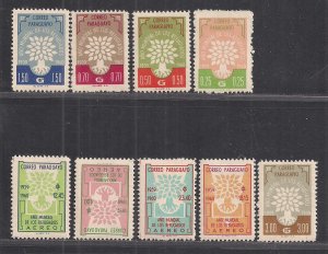 PARAGUAY SC# 560-4,C265-8   FVF/MOG