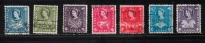 KENYA, UGANDA & TANGANYIKA Scott # 120//27 Used - QEII Short Set b