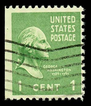 USA 804 Used Booklet Stamp