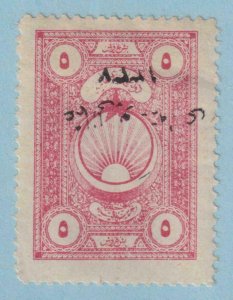 TURKEY IN ASIA 52b - INVERTED OVERPRINT - MINT HINGED OG * VERY FINE! - TNK