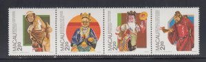 Macao  544a  strip     mnh       $ 40.00