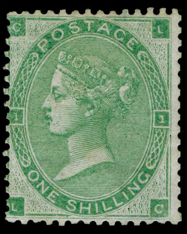 SG90, SCARCE 1s green, LH MINT. Cat £3000. LC 