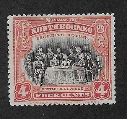 NORTH BORNEO SC# 140  FVF/MOG 1909