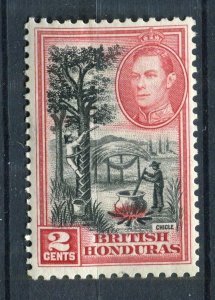 BRITISH HONDURAS; 1938 early GVI pictorial issue Mint hinged 2c. value