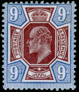 SG307 SPEC M41(3), 9d dull reddish purple & blue, NH MINT. Cat £125.