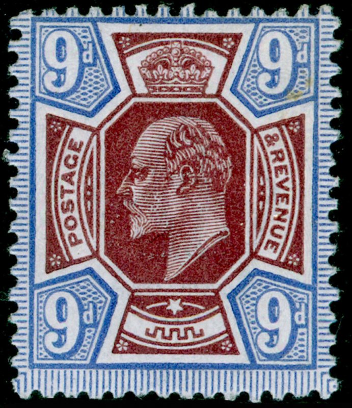 SG307 SPEC M41(3), 9d dull reddish purple & blue, NH MINT. Cat £125. 