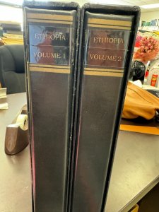 ETHIOPIA PALO SPECIALTY ALBUM SET - WITH CASES AND PAGES, RETAILS OVER $700