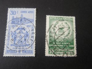 Venezuela 1959 Sc 695,705 FU