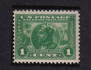 1913 Panama-Pacific Expo 1c green Sc 397 MNH OG single CV $35 (T4