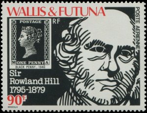 Wallis & Futuna Islands 1979 Sc 690-693 Birds Flower Sir Rowland Hill CV $11.90