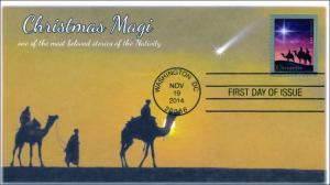 2014, Christmas Magi, FDC, 14-217, KSC Cachets