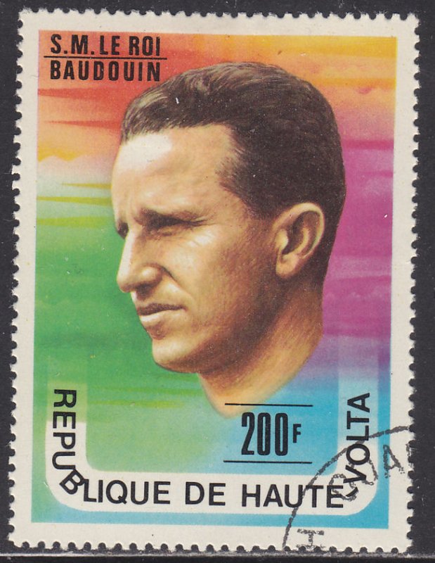 Burkina Faso 435 King Baudouin of Belgium 1977