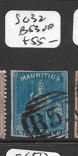 MAURITIUS (P2608B) BRITANNIA 6D SG 32  B53  VFU