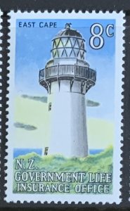 NEW ZEALAND 1969 LIGHTHOUSE 8c SGL60  UNMOUNTED MINT