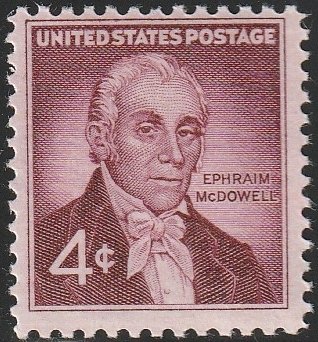 1138 MNH single Dr. Ephraim McDowell - no per item S&H fees