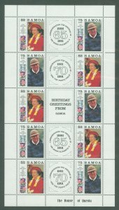 Samoa (Western Samoa) #790-791 Mint (NH) Multiple (Queen) (Royalty)