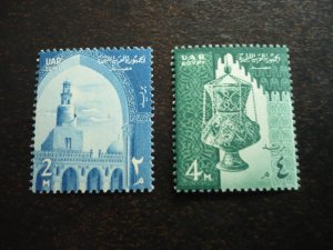Stamps - Egypt - Scott# 439,441 - Mint Never Hinged Part Set of 2 Stamps