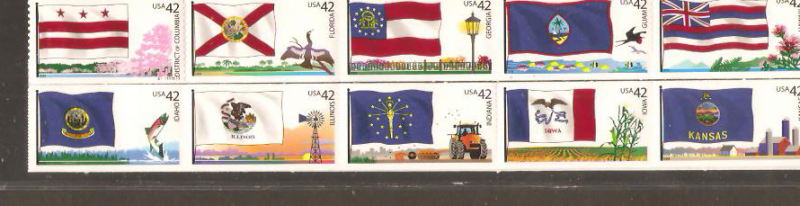 #4283-92 Flags of our Nation set 2 Mint NH