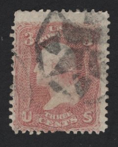 United States USED Scott Number 65  FANCY CANCEL  F-VF  #B29  -  BARNEYS