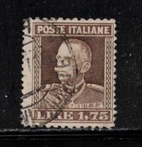 ITALY Scott # 193b Used F-VF - Victor Emmanuel Perf 11 x 13.5 CV $3150.00 Scarce