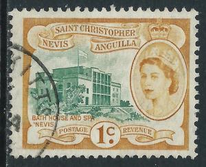 St Kitts-Nevis, Sc #121, 1c Used