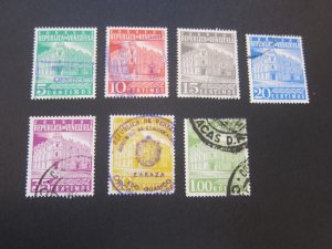 Venezuela 1958 Sc 703-7,709-10 FU