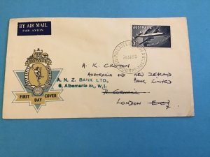 Australia Air Mail Airplane 1958 First Day Cover Stamp Cover R42931