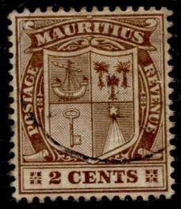 Mauritius #138 Arms Type Used CV$0.30