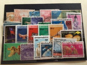 Burma  mounted mint & used  stamps  A11515