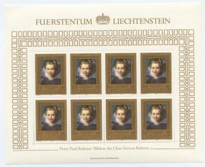 Liechtenstein, 1985 Paintings, Miniature Sheets, complete MNH set  no faults, 