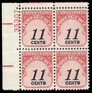 # J102 MINT NEVER HINGED XF+