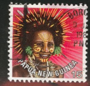 PNG Papua New Guinea Scott 446 used 1977 stamp