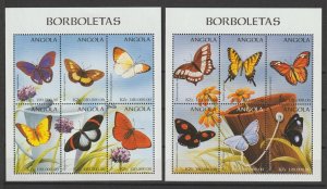 ANGOLA 1998 SG 1265/82 + MS 1283 MNH